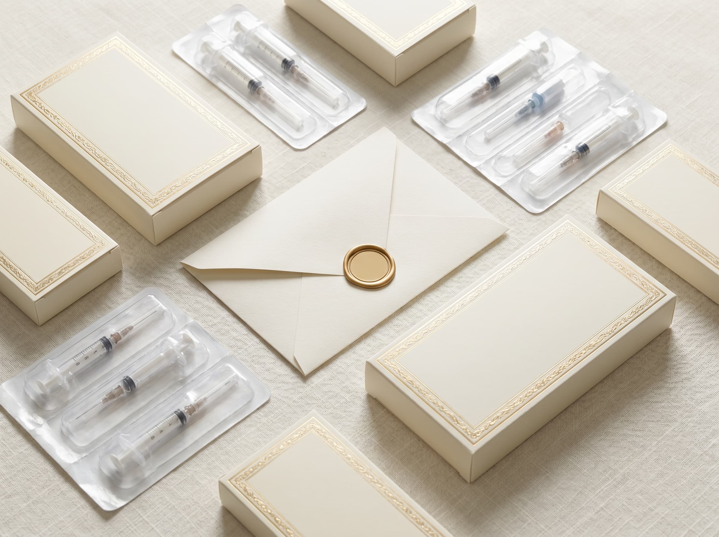 Authentic pharmaceutical product packaging with certificate of authenticity